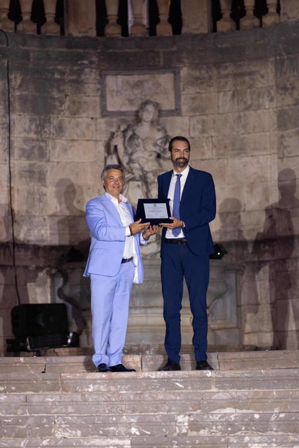 Il presidente Unsic Domenico Mamone a International Fashion Week 2024 e il sindaco di Messina Federico Basile