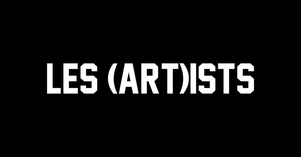 les (art)ists logo brand 